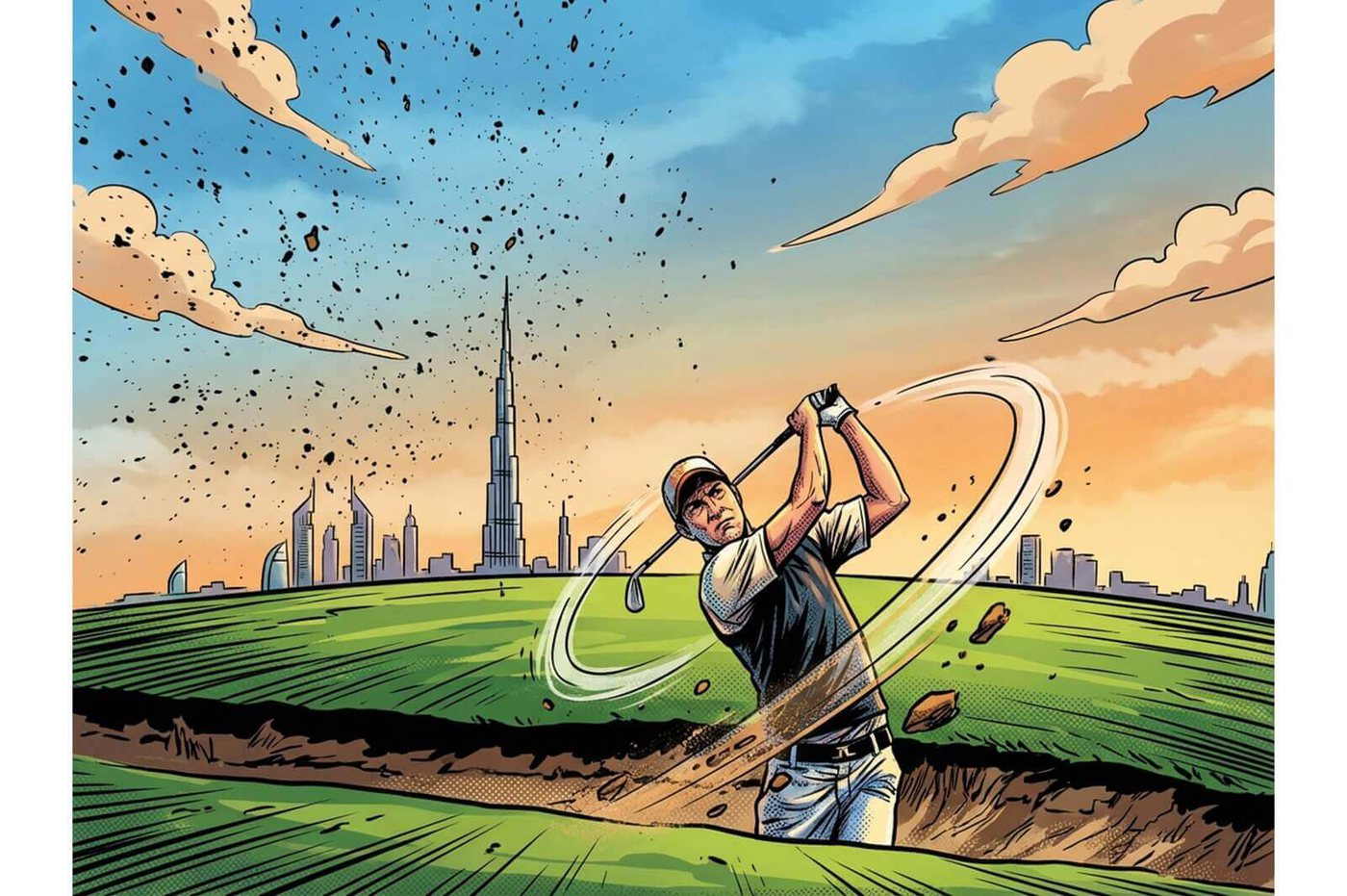 Kevin Berger · Comic-Illustration aus Dubai