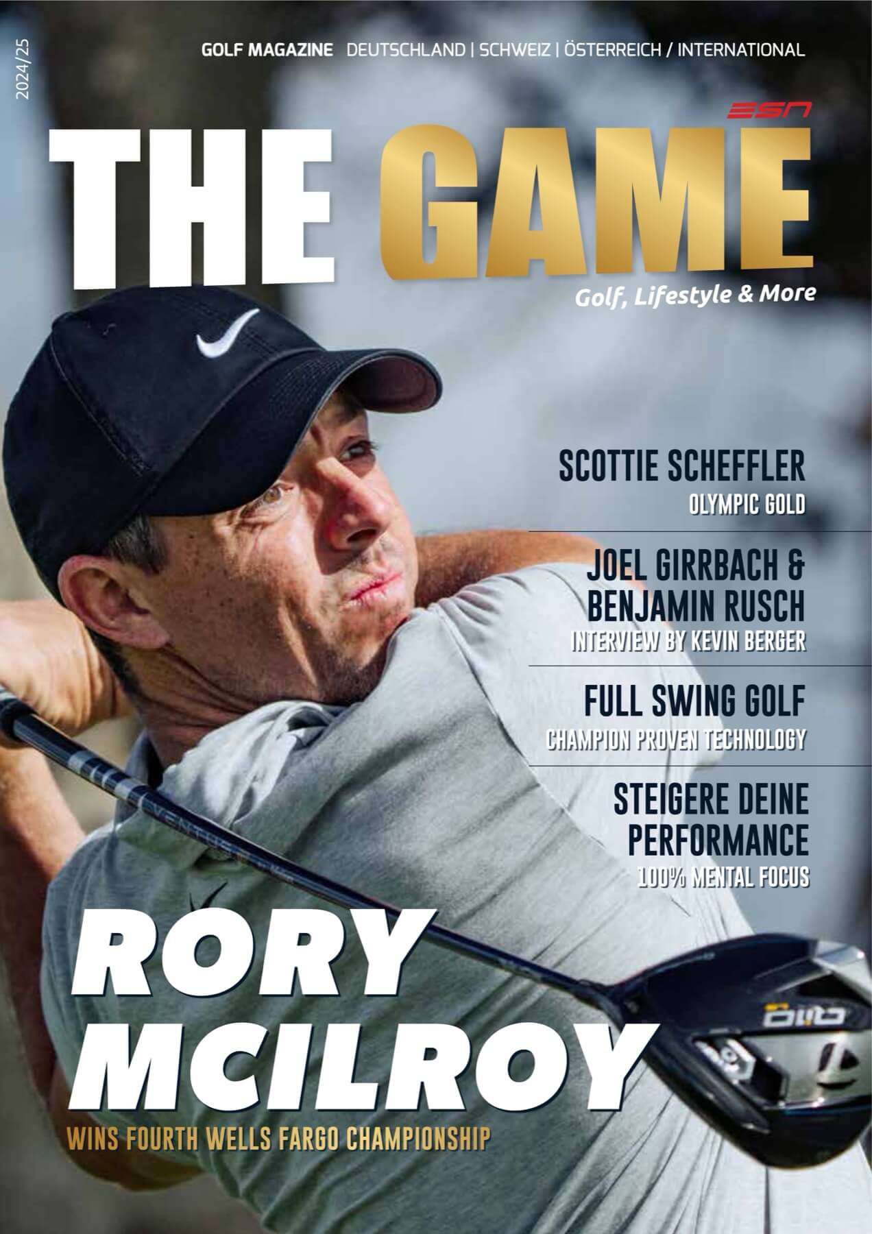 THE GAME · aktuelle Ausgabe mit Rory McIlroy